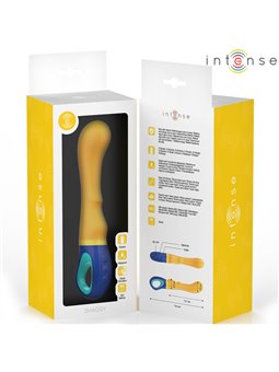 Intense Shaggy - Vibratore Punto G in Silicone Giallo