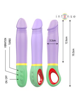 Intense Velma - Vibratore Rabbit in Silicone Viola