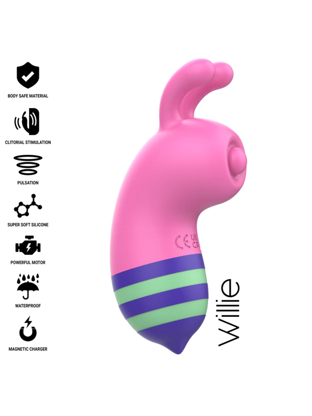 Intense Willy - Stimolatore Clitorideo Rosa a Forma di Ape
