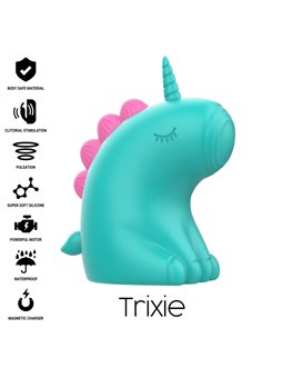 Intense Trixie - Stimolatore Clitorideo Verde a Forma di Unicorno