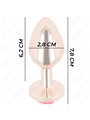 Kink - Pink Gold Anal Plug With Red Rose S