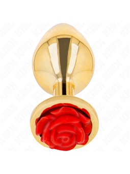 Kink -  Plug Anal Gold Rose Red Size M