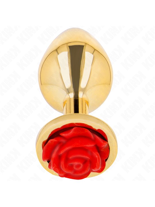 Kink -  Plug Anal Gold Rose Red Size M