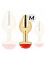Kink -  Plug Anal Gold Rose Red Size M