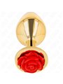 Kink -  Plug Anal Gold Rose Red Size S