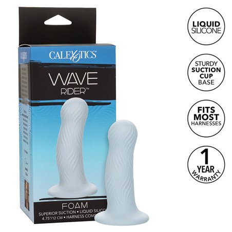 Calexotics Wave Rider Foam - Plug Anale in Silicone Liquido Celeste