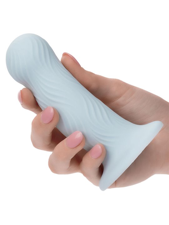 Calexotics Wave Rider Foam - Plug Anale in Silicone Liquido Celeste