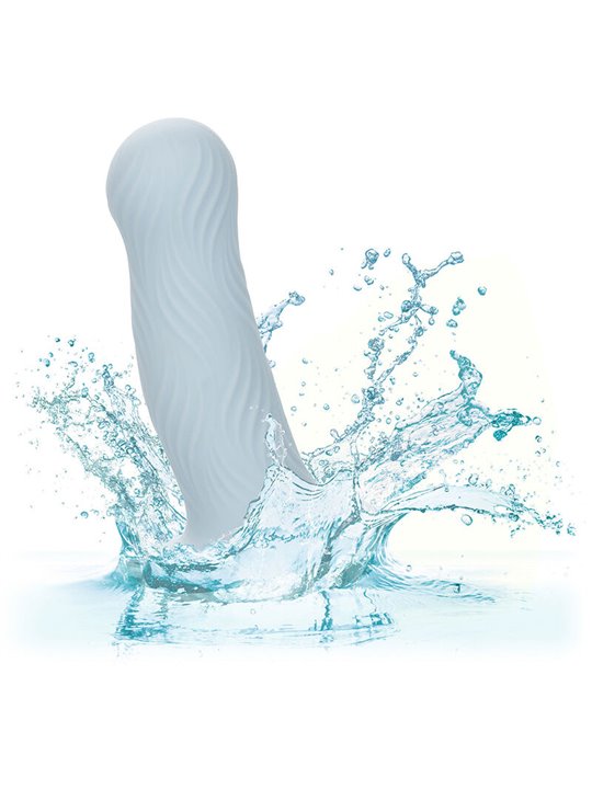 Calexotics Wave Rider Foam - Plug Anale in Silicone Liquido Celeste
