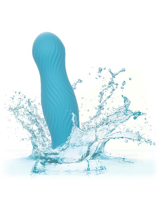 Calexotics Wave Rider Swell - Plug Anale in Silicone Liquido Celeste