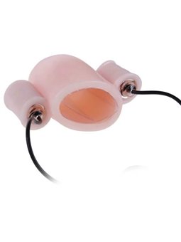 Baile Alfred - Anello Fallico e Cappuccio Glande in Silicone con Vibrazione