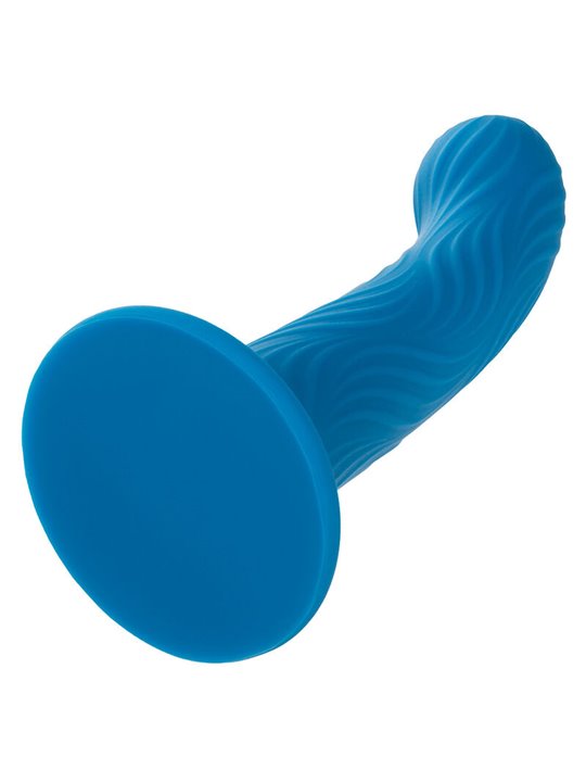 Calexotics Wave Rider Ripple - Plug Anale in Silicone Liquido Blu