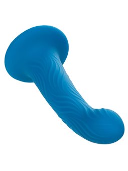 Calexotics Wave Rider Ripple - Plug Anale in Silicone Liquido Blu