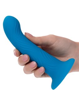 Calexotics Wave Rider Ripple - Plug Anale in Silicone Liquido Blu