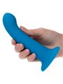Calexotics Wave Rider Ripple - Plug Anale in Silicone Liquido Blu