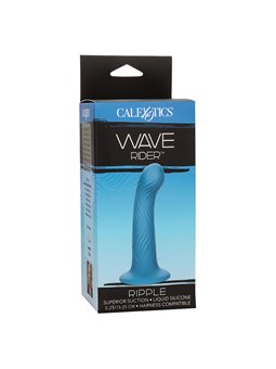 Calexotics Wave Rider Ripple - Plug Anale in Silicone Liquido Blu
