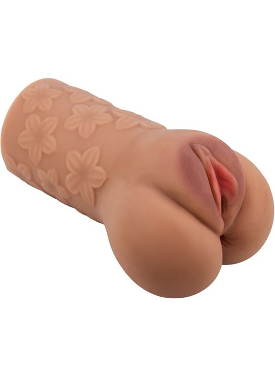 Crazy Bull - Masturbatore Maschile Vagina e Ano Realistici Design Fiori