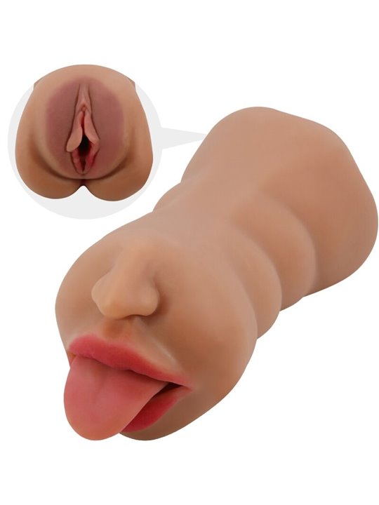 Crazy Bull - Sarah Double Masturbator Mouth & Vagina Flesh