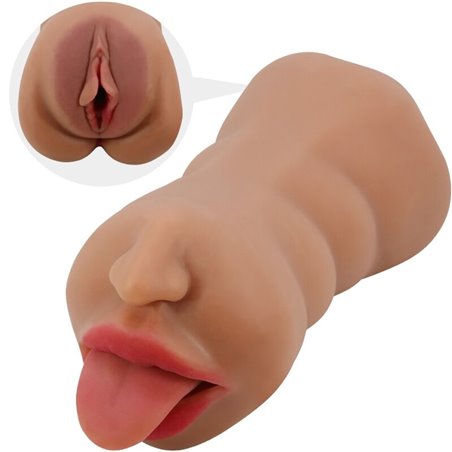 Crazy Bull - Sarah Double Masturbator Mouth & Vagina Flesh