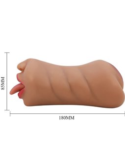 Crazy Bull - Sarah Double Masturbator Mouth & Vagina Flesh