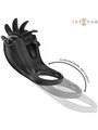 Intense - Mabel Vibrating Ring 10 Vibrations With Clitoris Stimulator Black