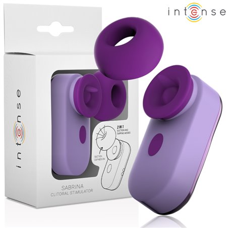Intense Sabrina - Stimolatore Clitorideo Viola con Lingua Vibrante