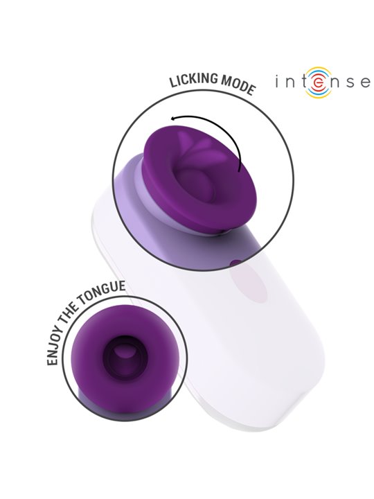 Intense Sabrina - Stimolatore Clitorideo Viola con Lingua Vibrante