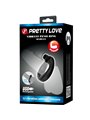 Pretty Love - Dahlia Vibrating Ring + Clitoris Stimulator 12 Vibrations Black