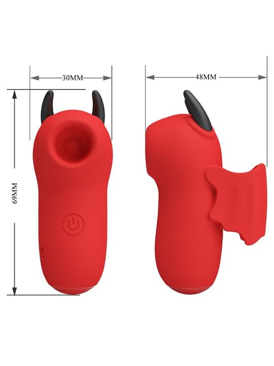 Pretty Love Magic Devil - Mini Stimolatore Clitorideo da Dito