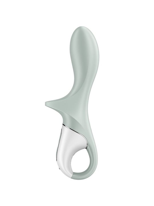 Satisfyer Air Pump Booty 3 - Vibratore Anale Gonfiabile Grigio e Verde