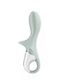 Satisfyer Air Pump Booty 3 - Vibratore Anale Gonfiabile Grigio e Verde
