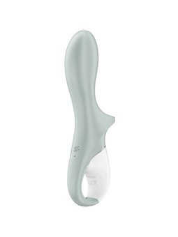 Satisfyer Air Pump Booty 3 - Vibratore Anale Gonfiabile Grigio e Verde