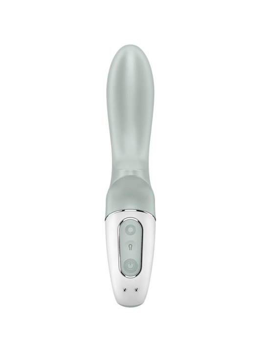 Satisfyer Air Pump Booty 3 - Vibratore Anale Gonfiabile Grigio e Verde