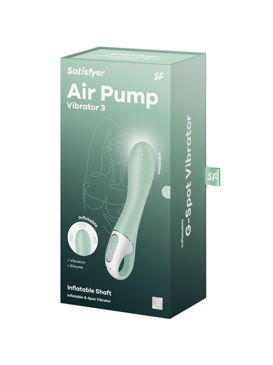 Satisfyer - Air Pump Vibrator 3 Inflatable G Point Mint