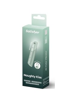 Satisfyer Naughty Kiss - Stimolatore Clitorideo Air Pulse Acquamarina