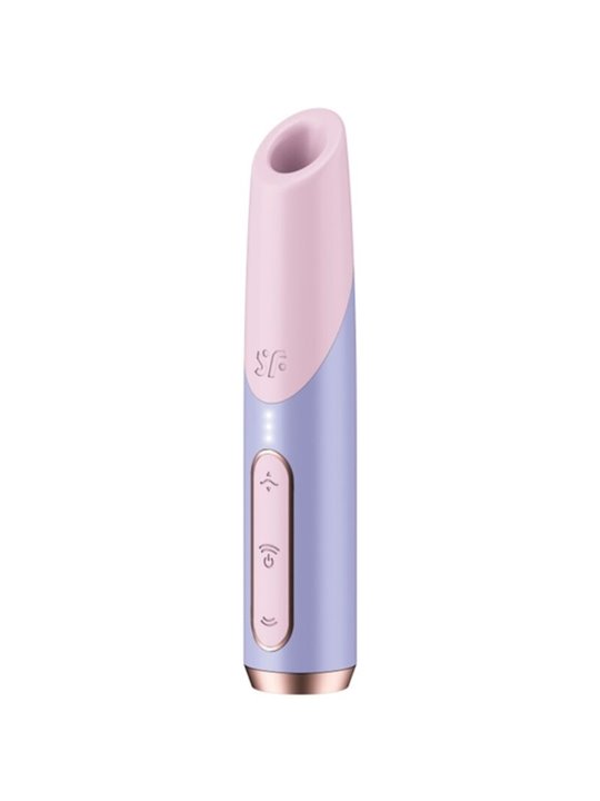 Satisfyer Bold Kiss - Mini Stimolatore Clitorideo Air Pulse Rosa e Viola