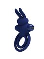 Pretty Love Darey - Anello Fallico Doppio con Stimolatore Rabbit Blu