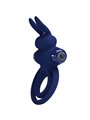 Pretty Love Darey - Anello Fallico Doppio con Stimolatore Rabbit Blu