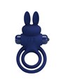 Pretty Love Darey - Anello Fallico Doppio con Stimolatore Rabbit Blu