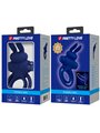 Pretty Love Darey - Anello Fallico Doppio con Stimolatore Rabbit Blu