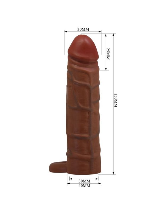 Pretty Love - Kaile Penis Sleeve With 2.5 Cm Extension Mulatto