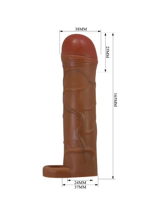 Pretty Love - Bunion Penis Sleeve With 2.5 Cm Extension Mulatto