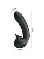 Pretty Love Hobgoblin - Vibratore da Dito con Stimolatore Clitorideo Nero