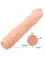 Baile Bob - Vibratore Realistico in Silicone 22,5 Cm Beige