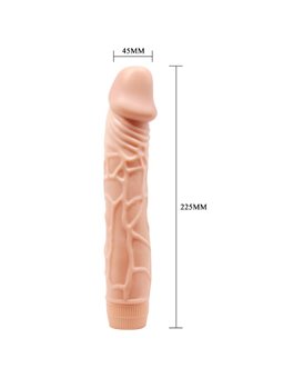 Baile Bob - Vibratore Realistico in Silicone 22,5 Cm Beige
