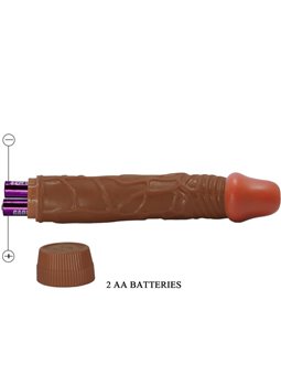 Baile - Bob Realistic Vibrator 22.5 Cm Mulatto