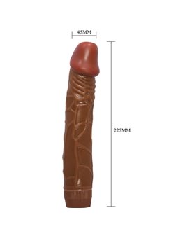Baile - Bob Realistic Vibrator 22.5 Cm Mulatto