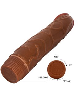 Baile - Bob Realistic Vibrator 22.5 Cm Mulatto