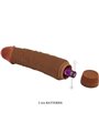 Baile Jeff - Vibratore Realistico in Silicone 19,5 Cm Mulatto