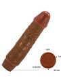 Baile Jeff - Vibratore Realistico in Silicone 19,5 Cm Mulatto