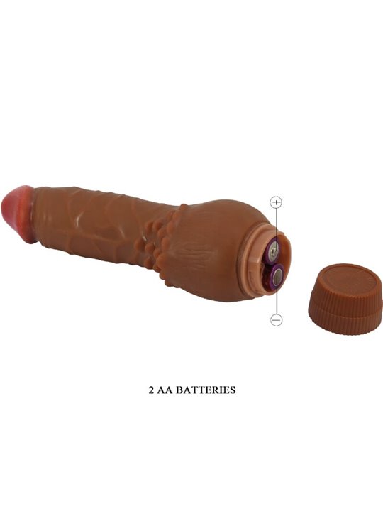 Baile - Barbara Realistic Vibrator 19.5 Cm Mulatto